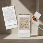Creative Year Of Guided Watercolor Painting Desk Calendar 2