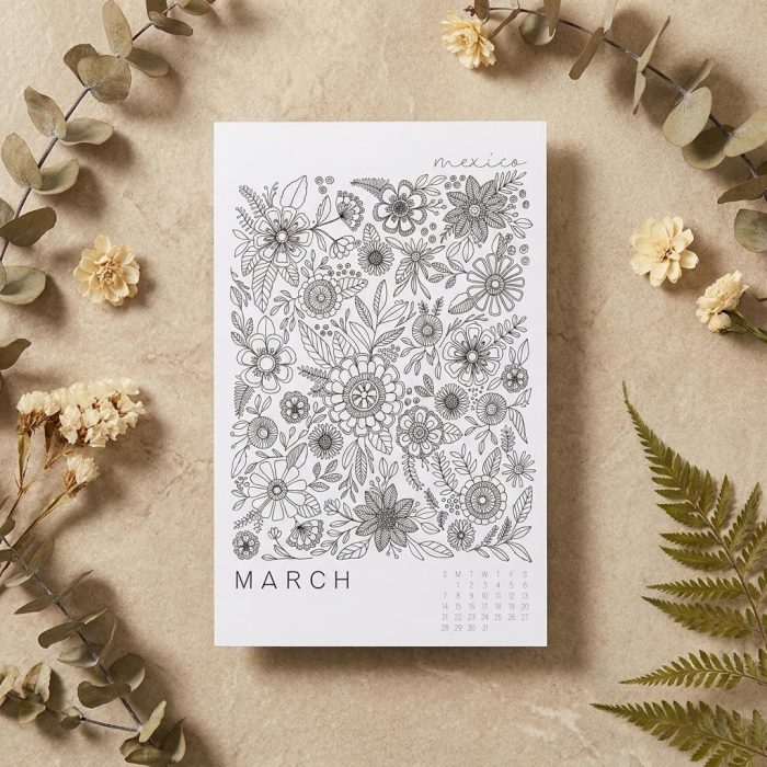 Creative Year Of Guided Watercolor Painting Desk Calendar 3