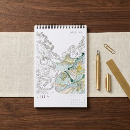 Creative Year Of Guided Watercolor Painting Desk Calendar