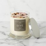 Crystal Gemstone Aromatherapy Love Candle