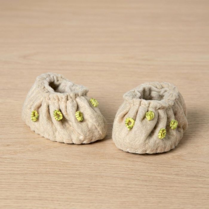 Cute Little Dumpling Wool Baby Booties 1