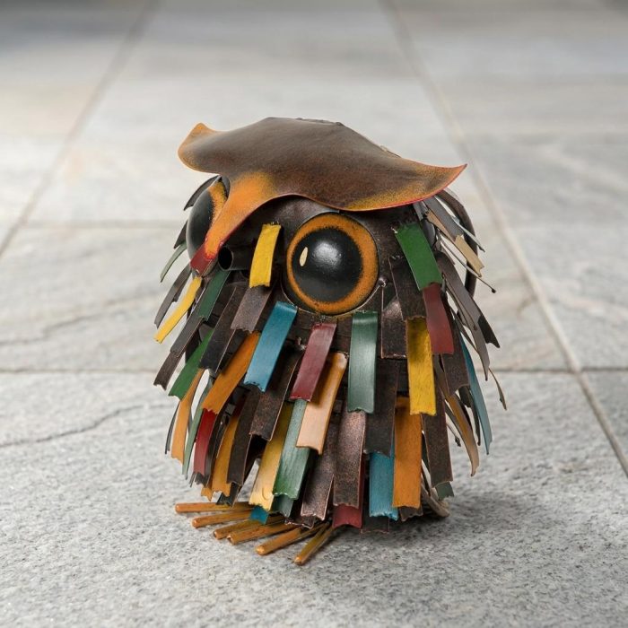 Cute Metal Owl Watering Can 2