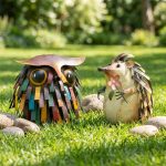 Cute Metal Owl Watering Can 3