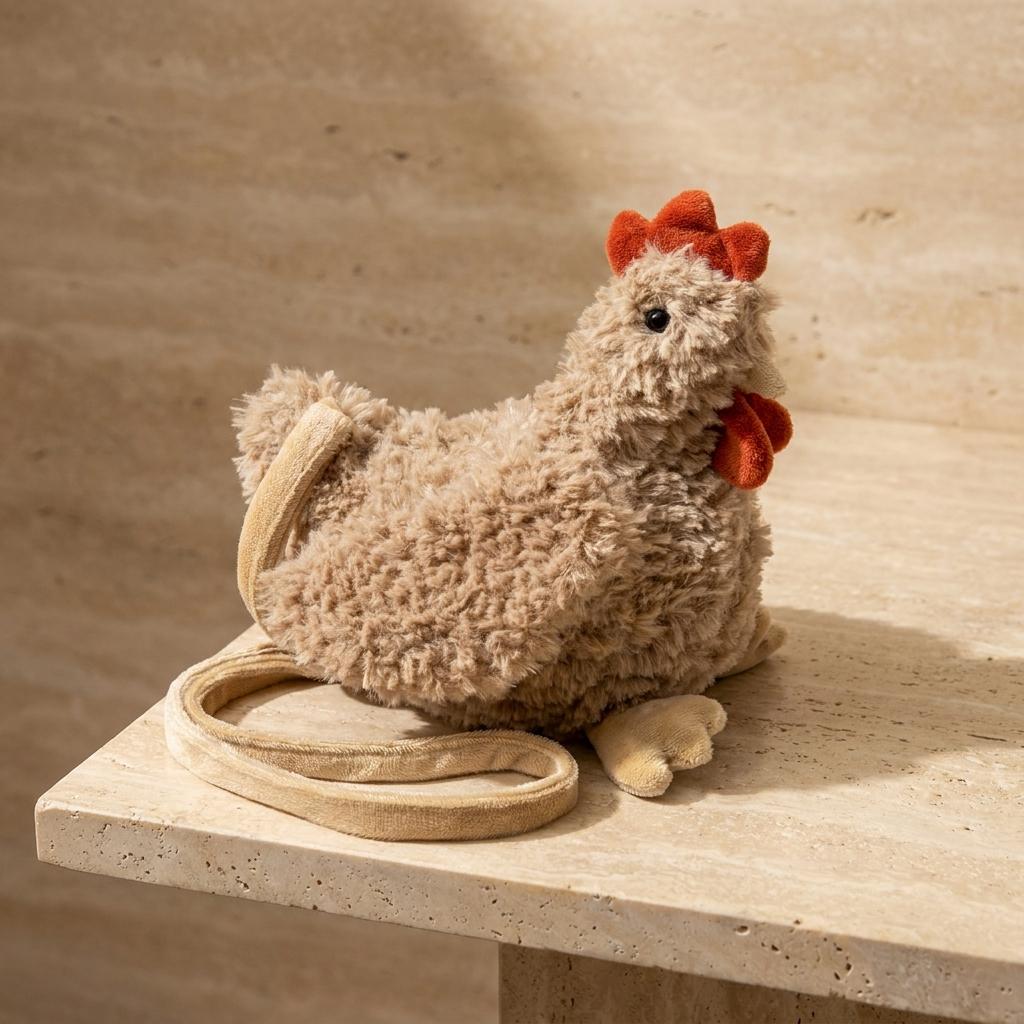 Cute Plush Crossbody Chicken Purse Cute Plush Crossbody Chicken Purse