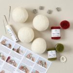 Cute Set Of 4 Festive Ornaments Beginner Felt Kit 2