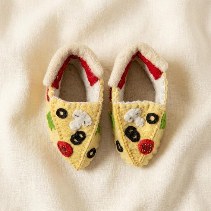 Cute Small Slice Pizza Booties 2