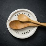 Cute You Cook I'll Clean Double Spoon Rest 1