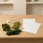 Diy Botanical Moss Art By Numbers 1