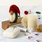 Diy Festive Gnome Beginners Needle Felting Kit 3