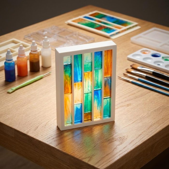 Diy Make Your Own Decorative Mosaic Tile Lamp 1