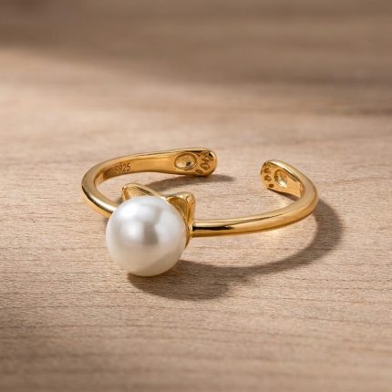 Dainty Cat Lady Ring 1