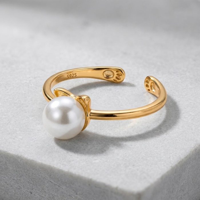 Dainty Cat Lady Ring 2