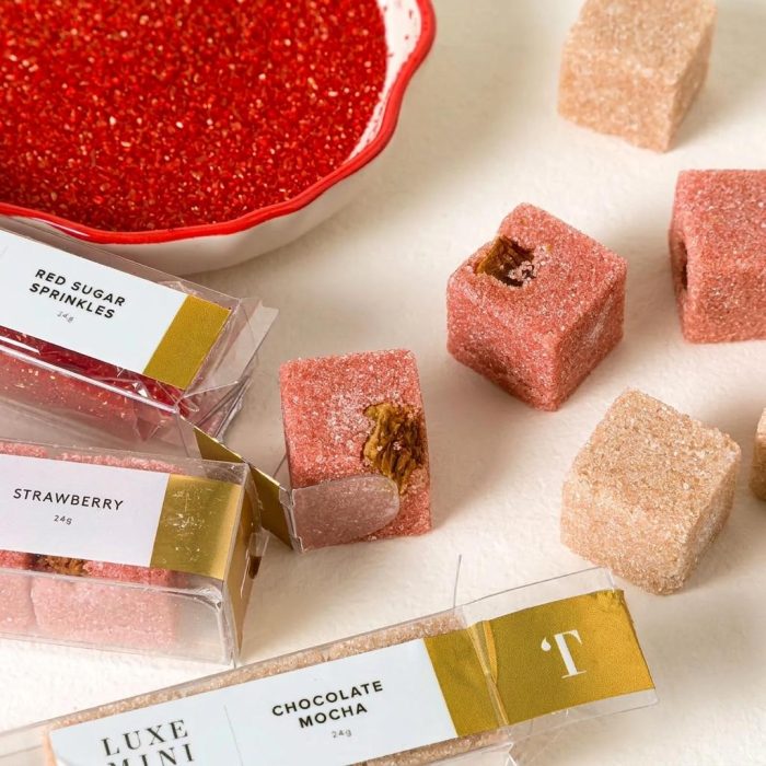 Decadent Chocolate Covered Strawberry Martini Cubes 1