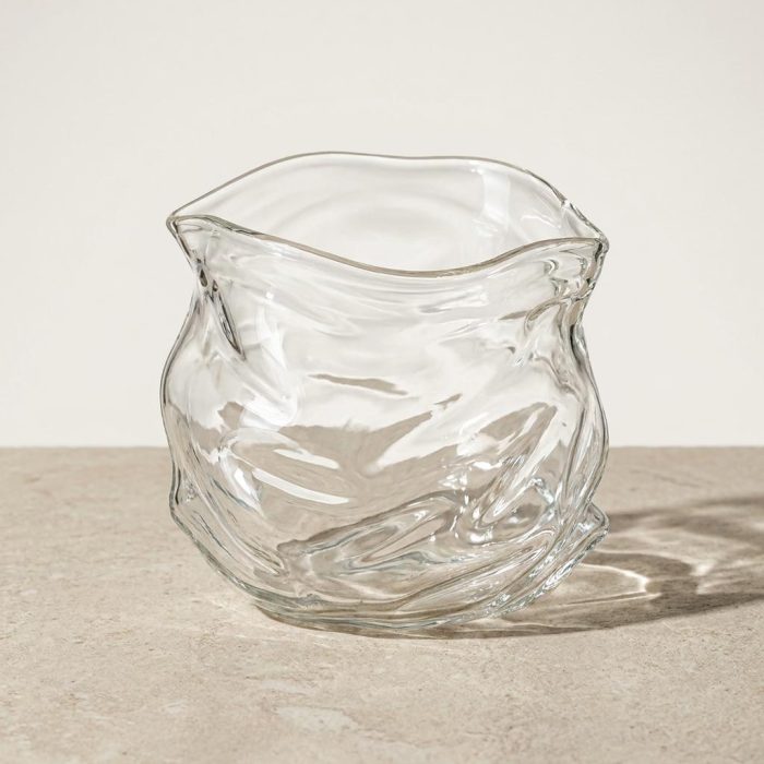Decorative Unzipped Glass Zipper Bag 2
