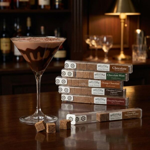 Deluxe Chocolate Martini Instant Cocktail Cube Gift Set