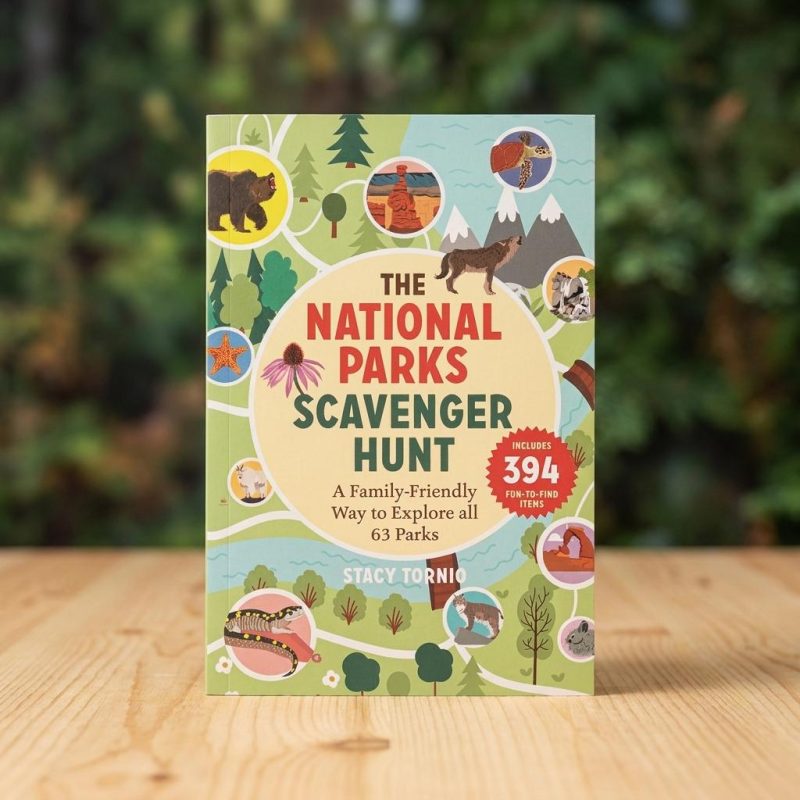Educational National Parks Family Scavenger Hunt Book