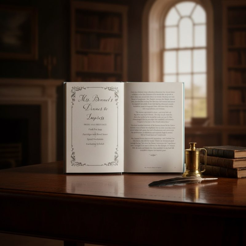 Elegant Dinner With Jane Austen Cookbook 1