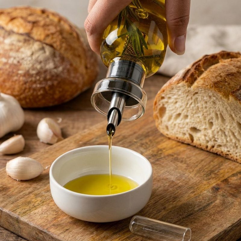 Elegant No-drip Oil & Vinegar Pourer 1