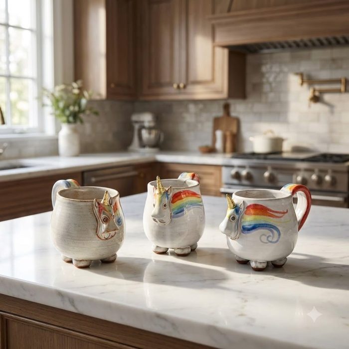 Elwood The Rainbow Unicorn Mug 1