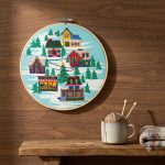 Embroidery Each Day Winter Village Advent Kit 1