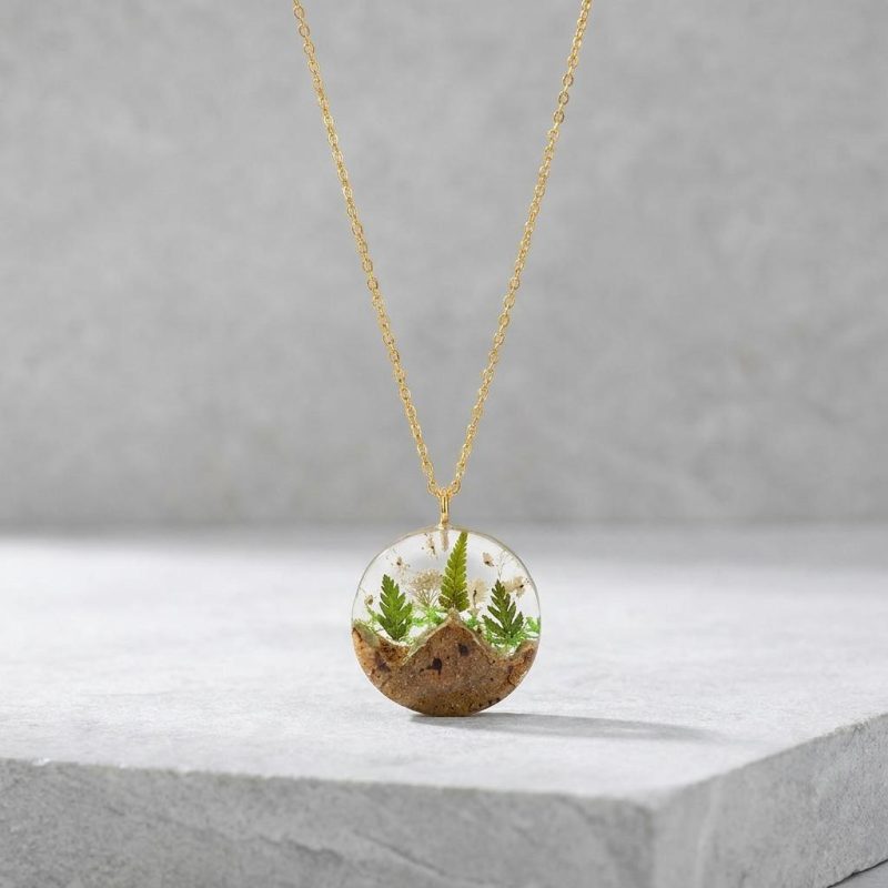 Enchanting Find Me In The Forest Botanical Necklace