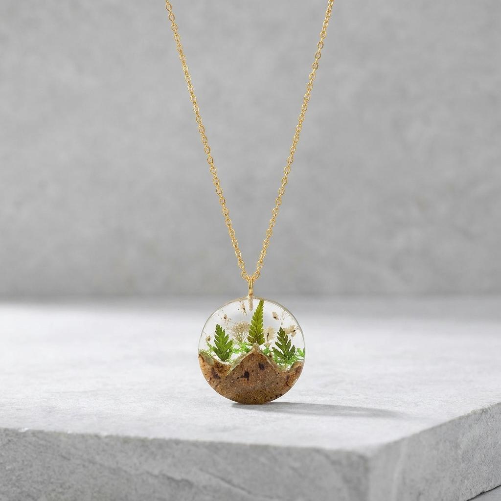 Enchanting Find Me In The Forest Botanical Necklace Enchanting Find Me In The Forest Botanical Necklace