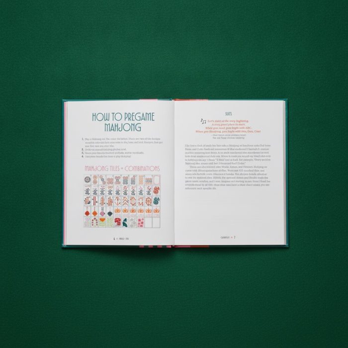 Entertaining Mahj & Mix Mahjong Game & Cocktail Guide Book 1