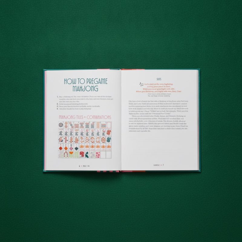 Entertaining Mahj & Mix Mahjong Game & Cocktail Guide Book 1