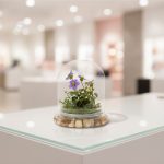 Fairytale Glass-encased Live Persian Violet Terrarium