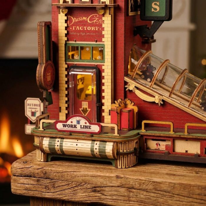 Festive Christmas Gift Factory With Motion Diy Kit 1