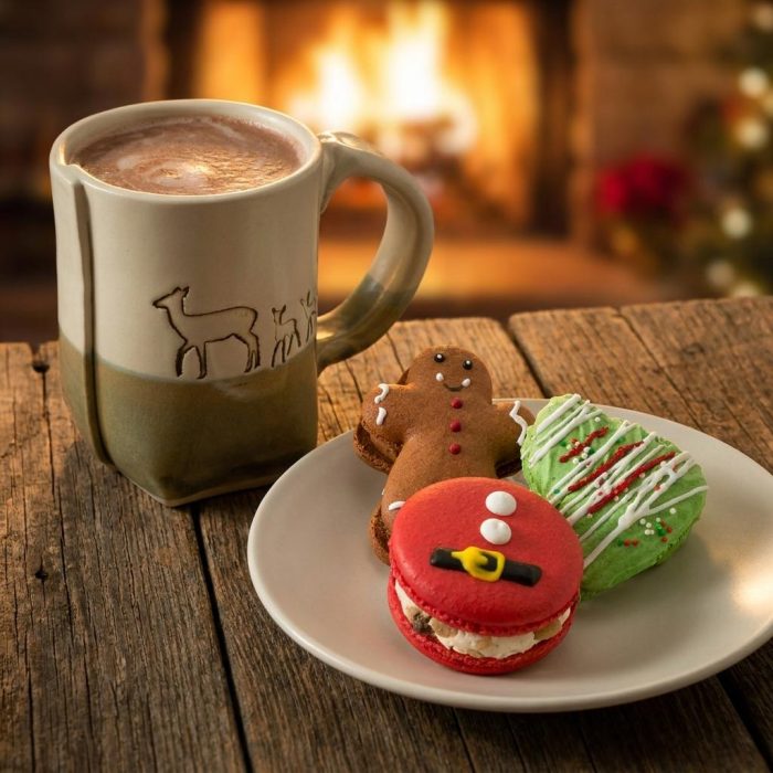 Festive Giant Christmas Macarons Set 1