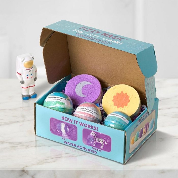 Fun Space Mission Educational Surprise Bath Fizzies 2