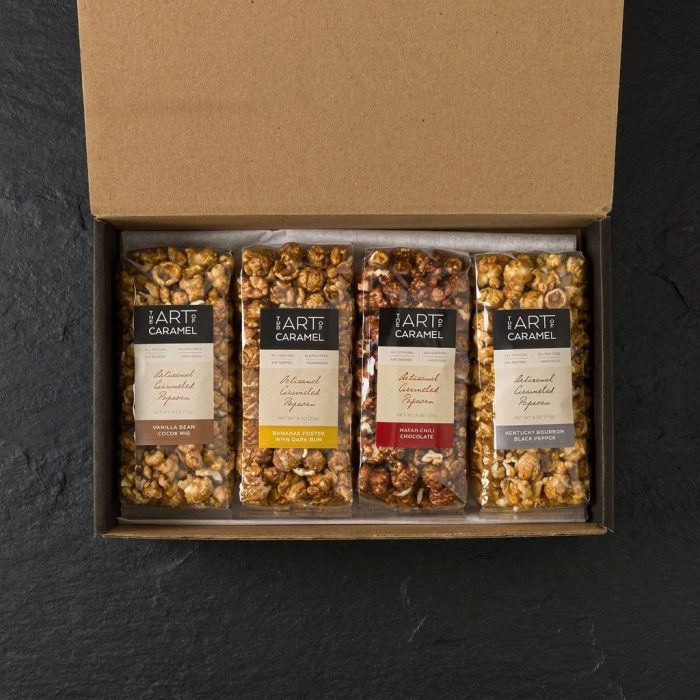 Gourmet Artisan Caramel Popcorn Gift Set 2