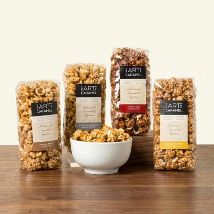 Gourmet Artisan Caramel Popcorn Gift Set