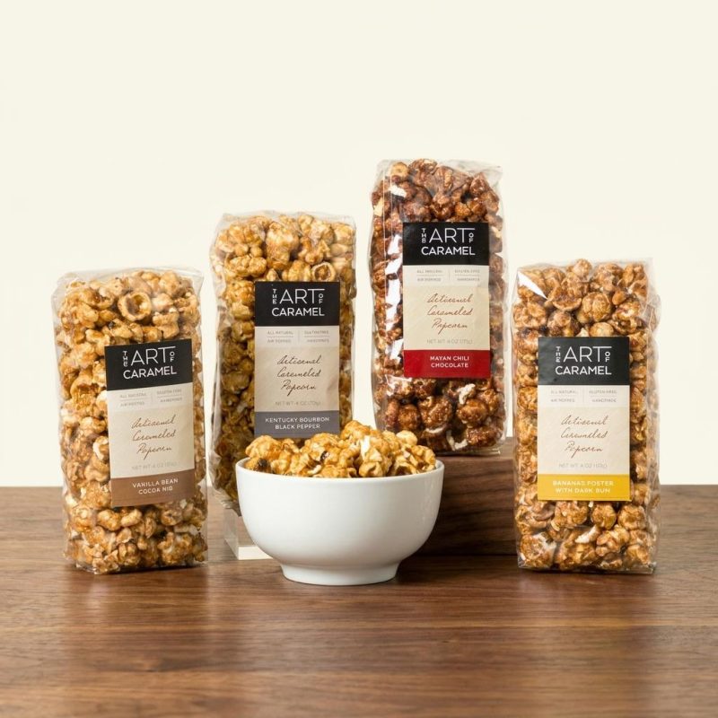 Gourmet Artisan Caramel Popcorn Gift Set