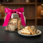 Gourmet Artisan Handcrafted Biscotti Gift Jar