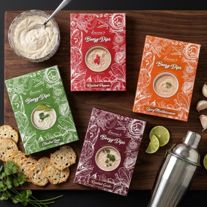 Gourmet Boozy Dip Mix Collection 4