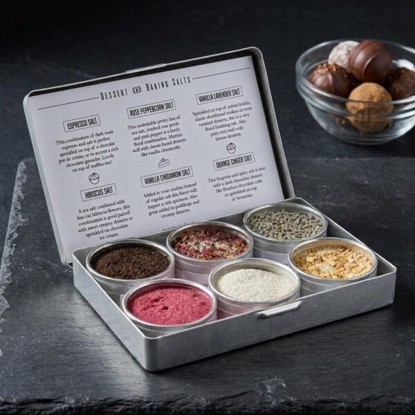 Gourmet Dessert And Baking Salts Sampler Gift Set