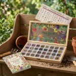 Gourmet Edible Flower Seed Bank & Almanac Gift Set 1