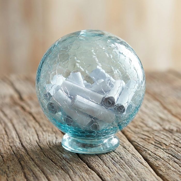 Hand-blown Glass Wishing Ball 1
