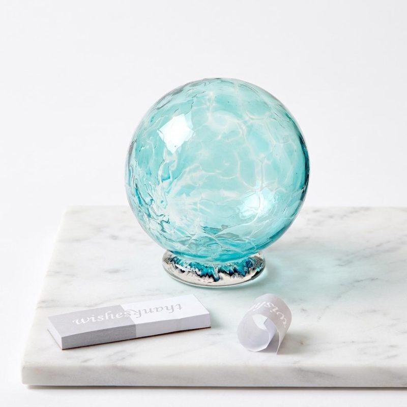 Hand-blown Glass Wishing Ball