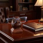 Hand-carved Songbird Eyeglasses Holder