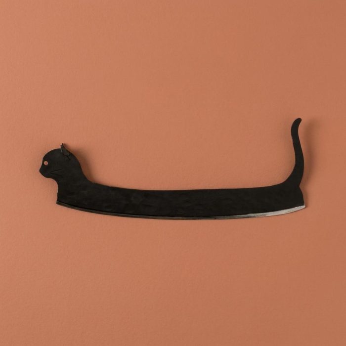 Hand-forged Kitty Cat Cheese Knife 1