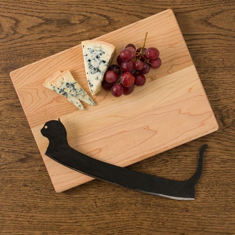 Hand-forged Kitty Cat Cheese Knife