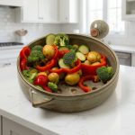 Hand-thrown Artisan Ceramic Grill Basket