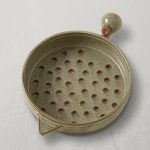 Hand-thrown Artisan Ceramic Grill Basket 2