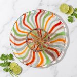 Handblown Glass Reversible Serving Stand & Platter 3