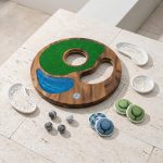 Handcrafted 2-in-1 Golf & Cornhole Outdoor Toss Game 1