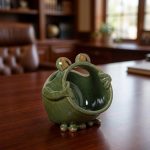 Handcrafted Acoustic Frog Amplifying Phone Speaker 1