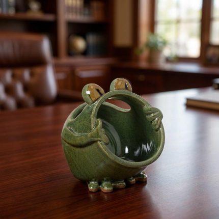 Handcrafted Acoustic Frog Amplifying Phone Speaker 1